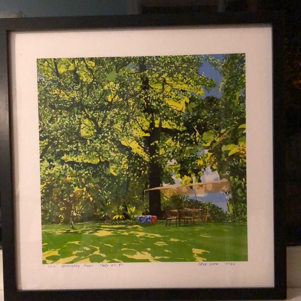 Signed framed art